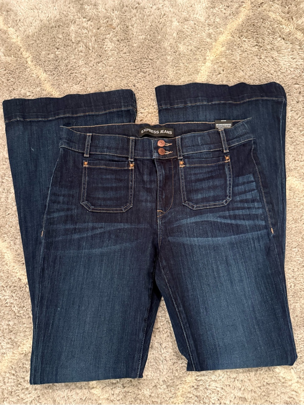 NWT - Express Women’s Dark Indigo Boot Cut Jeans
